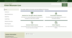 Desktop Screenshot of greenmountaincare.org